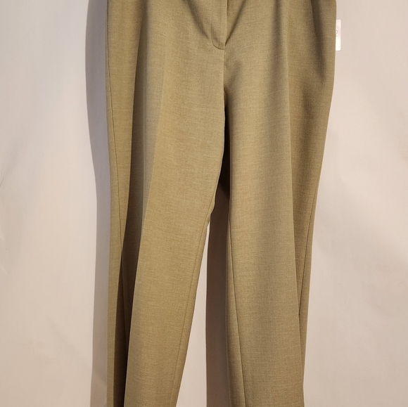 Kasper Kate Pants Classic Fit 16P Sage New Petite Pants Slacks Trousers - Picture 9 of 9
